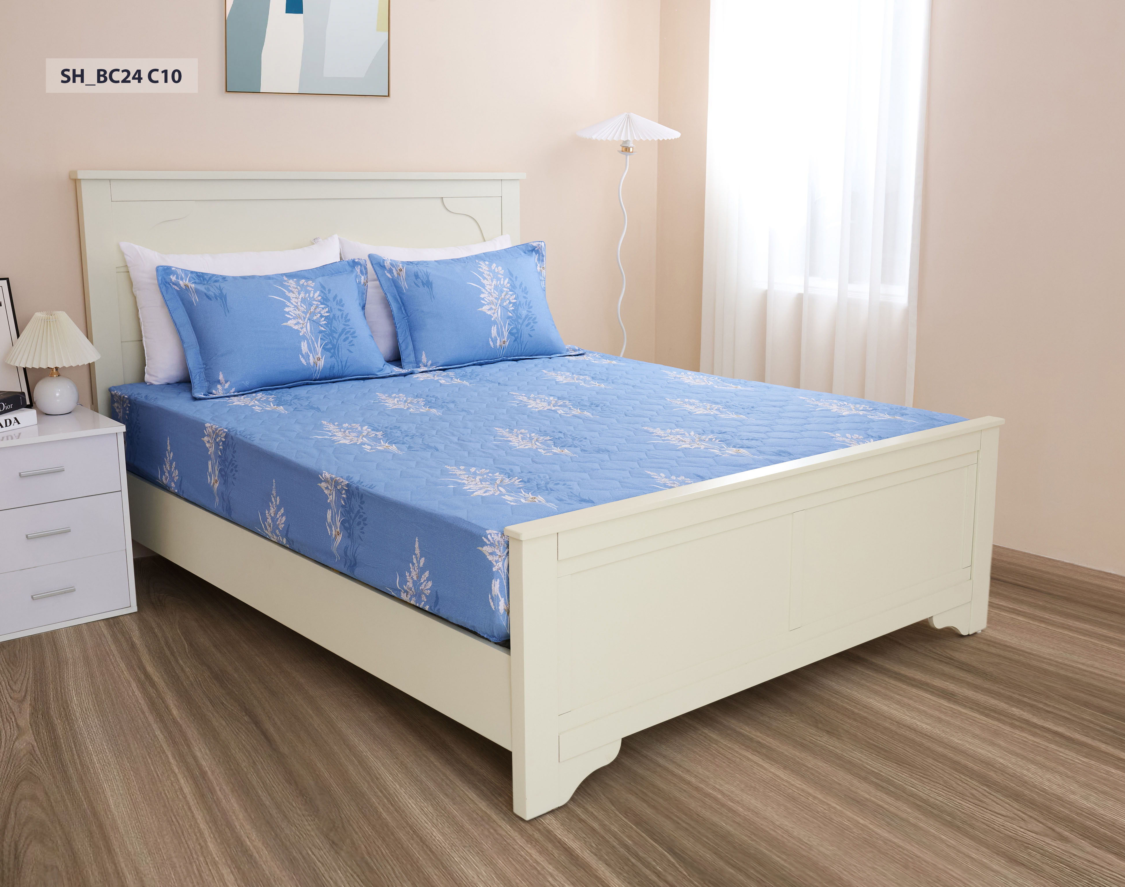 Bộ sưu tập chăn ga gối Sông Hồng màu xanh dương đẹp xịn