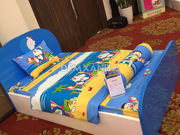 Chăn ga gối Sông Hồng Doraemon  D17017