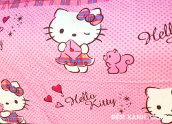 Chăn ga gối Sông Hồng Hello Kitty K16035#1