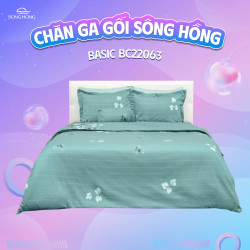 Vỏ chăn đông Sông Hồng basic cotton BC22063