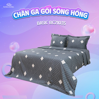 Vỏ chăn đông Sông Hồng basic cotton BC21035