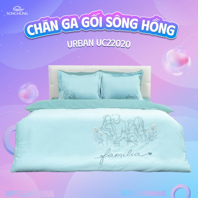  Chăn ga gối sông hồng cao cấp Urban UC22020