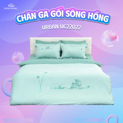  Chăn ga gối sông hồng cao cấp Urban UC22022