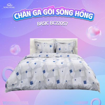 Vỏ chăn đông Sông Hồng basic cotton BC22057