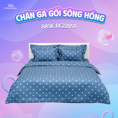 Vỏ chăn đông Sông Hồng basic cotton BC22059