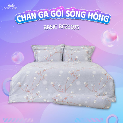 Ga gối Sông Hồng Basic cotton BC23075