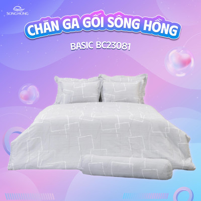  Ga gối Sông Hồng Basic cotton BC23081