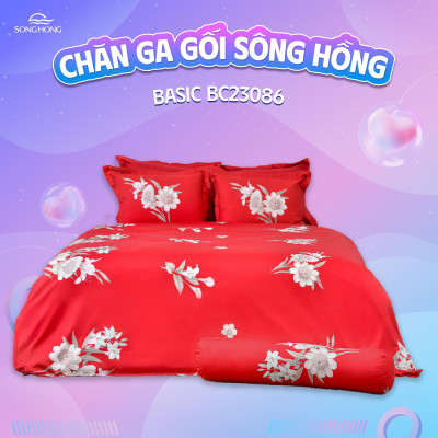 Vỏ chăn xuân thu Sông Hồng basic cotton BC23086