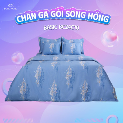 Chăn ga gối Sông Hồng Basic cotton BC24C10
