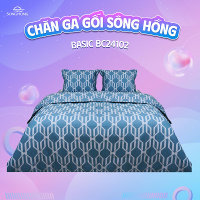 Vỏ chăn xuân thu Sông Hồng basic cotton BC24102