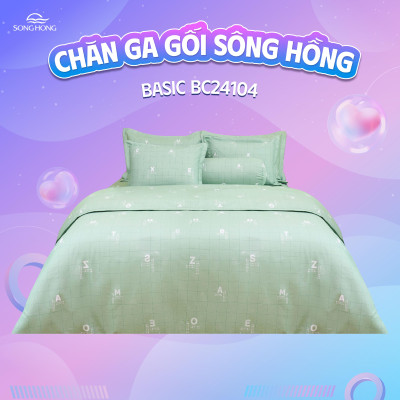 Vỏ chăn xuân thu Sông Hồng basic cotton BC24104