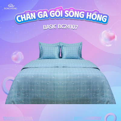 Vỏ chăn xuân thu Sông Hồng basic cotton BC24107