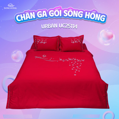Chăn ga gối Sông Hồng cao cấp Urban UC25114