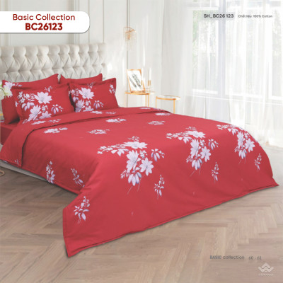 Chăn ga gối Sông Hồng Basic Cotton BC26123