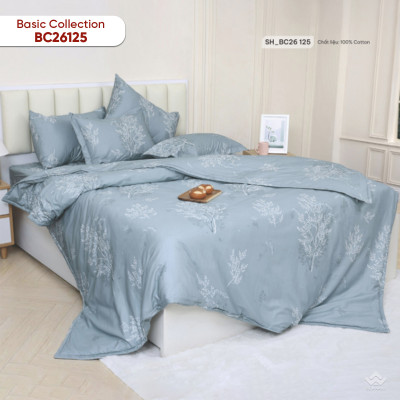 Chăn ga gối Sông Hồng Basic Cotton BC26125