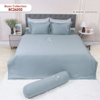 Chăn ga gối Sông Hồng Basic Cotton BC26202